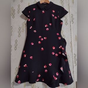 KATE SPADE Floral Ruffle Dress